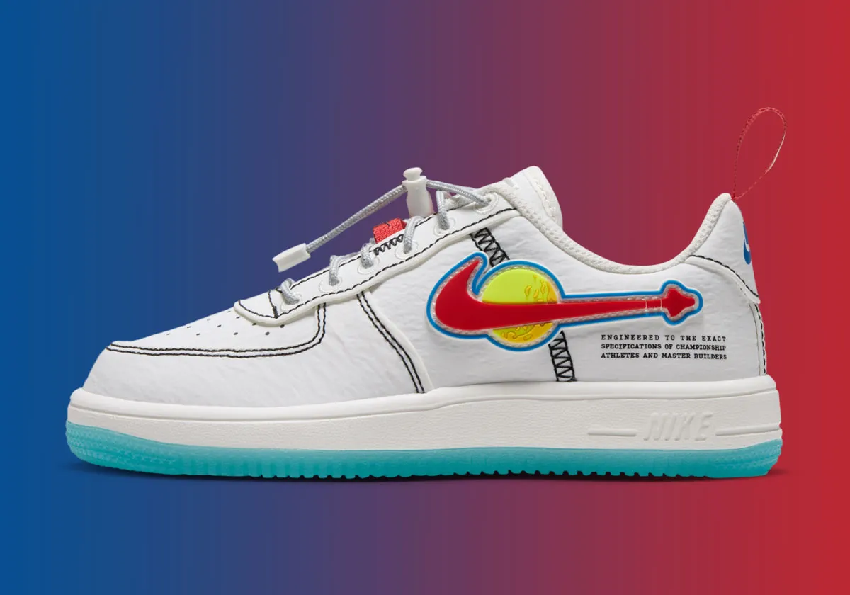 LEGO e Nike lançam uma versão espacial do Air Force 1 com visual de astronauta e foco nas crianças