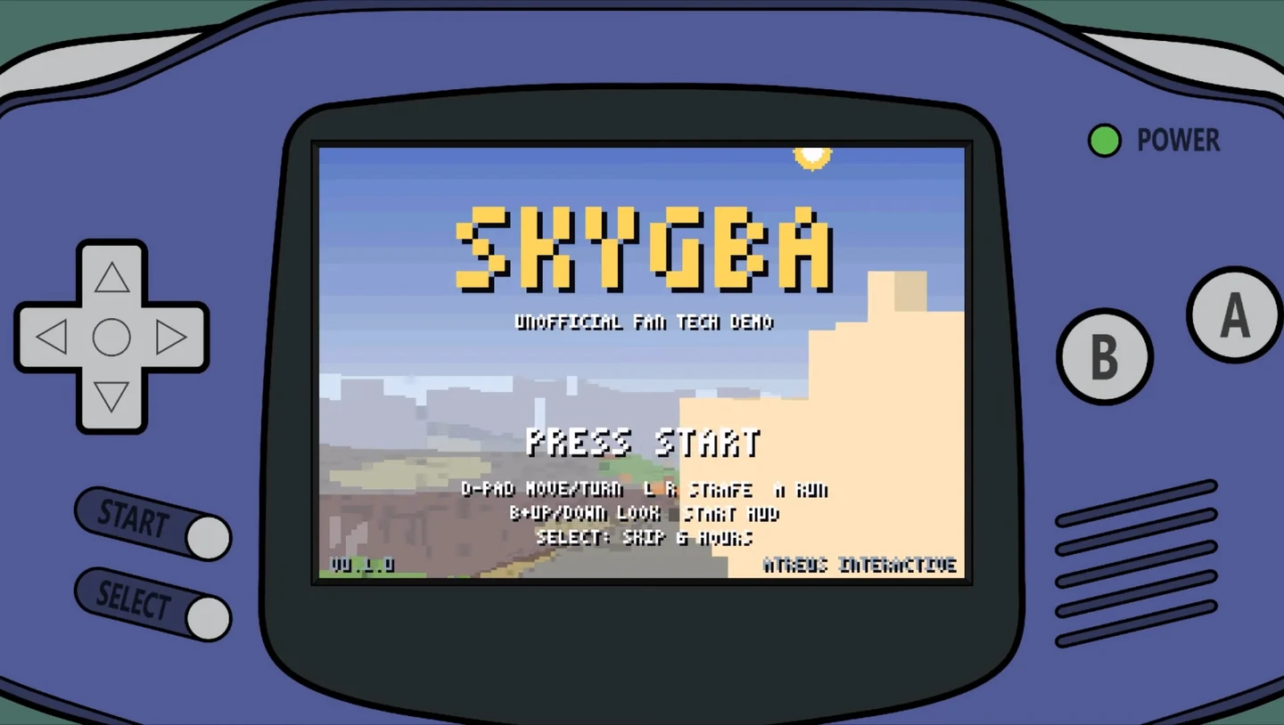 Skyrim ganhou mais uma versão, mas desta vez é um port homebrew que roda no Game Boy Advance
