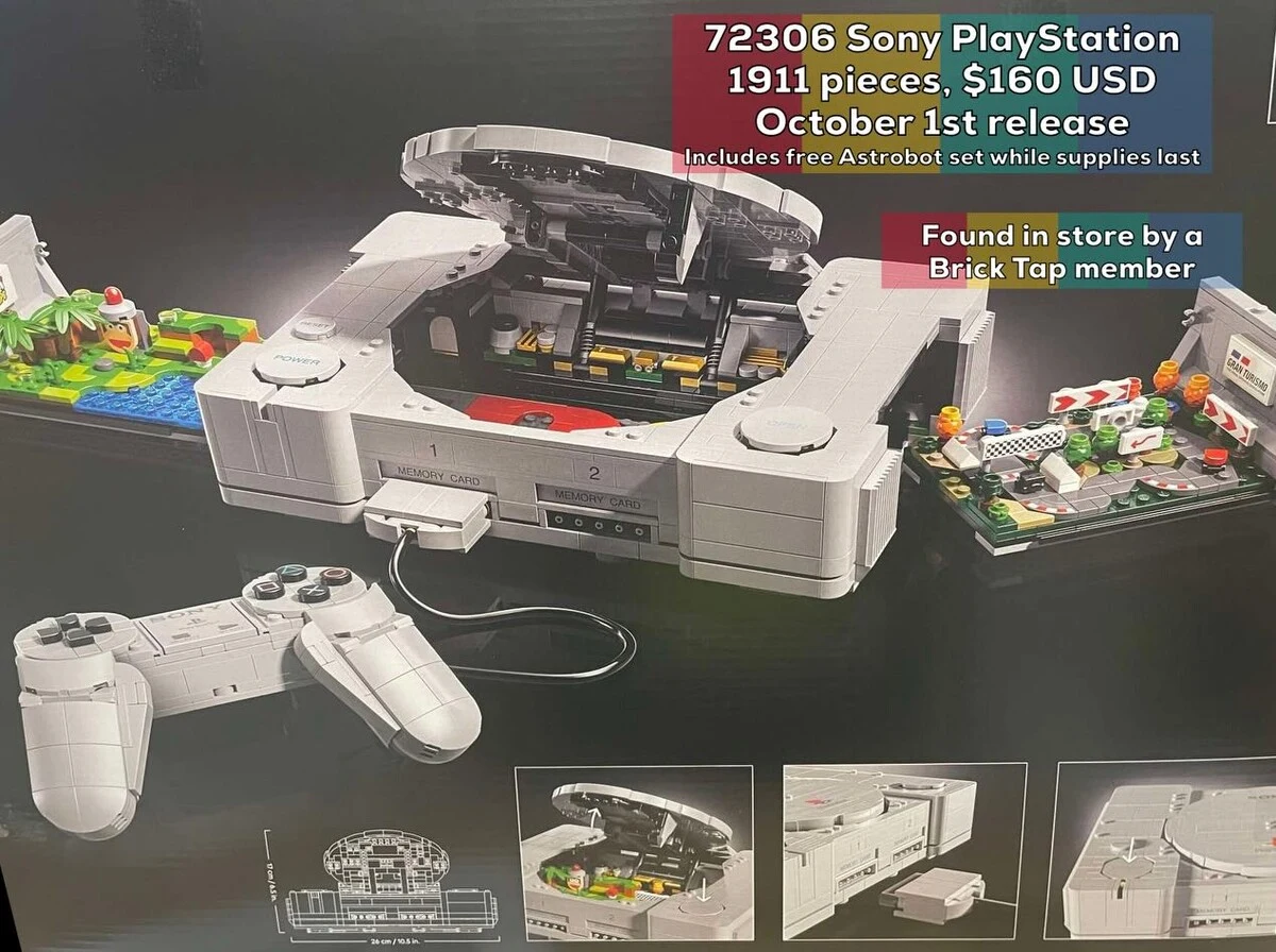 Vazaram fotos do set LEGO do primeiro PlayStation; o kit chega em “versão física” em outubro e não “é uma licença digital” (imagem 3)
