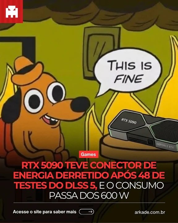 Publicação do Arkade no Instagram
