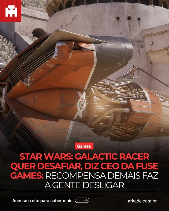 Publicação do Arkade no Instagram