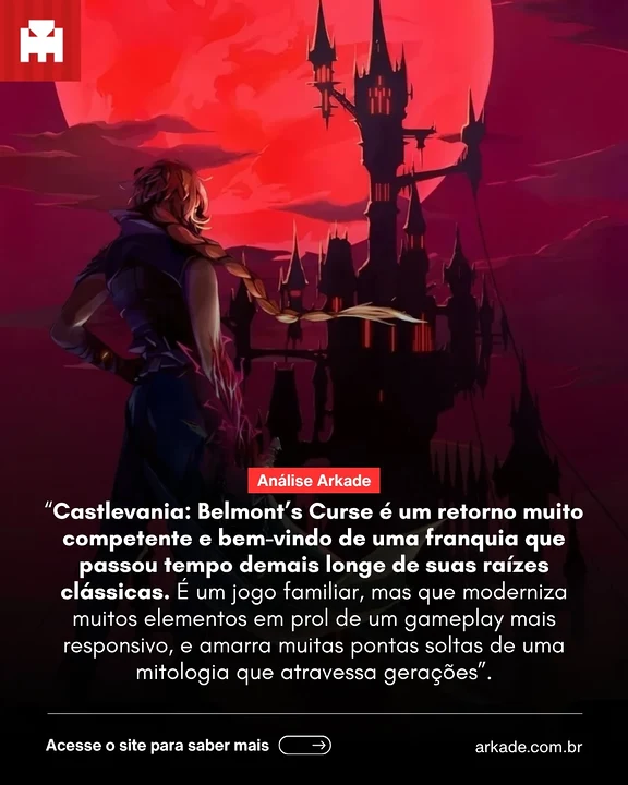 Publicação do Arkade no Instagram