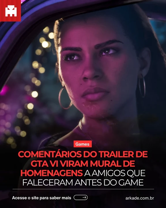 Publicação do Arkade no Instagram