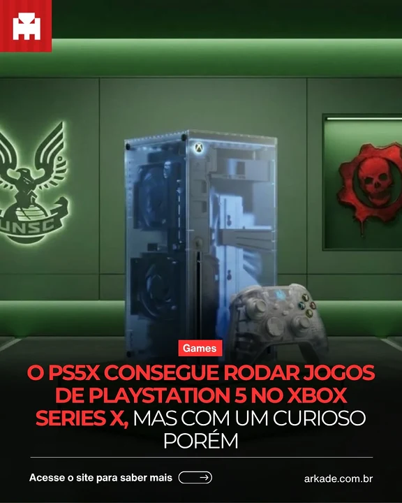Publicação do Arkade no Instagram