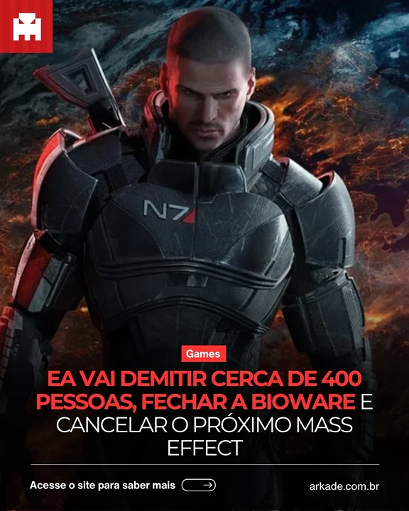 Publicação do Arkade no Instagram