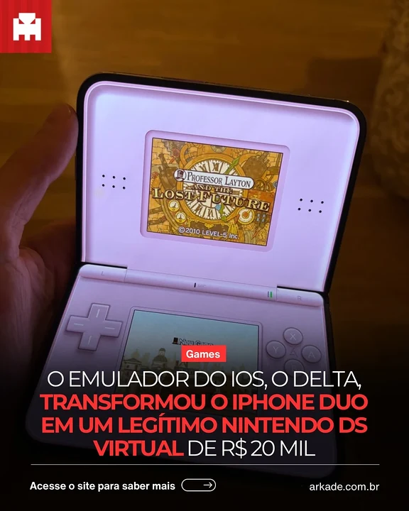 Publicação do Arkade no Instagram
