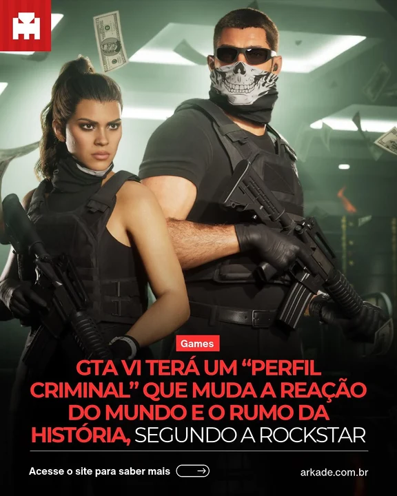 Publicação do Arkade no Instagram