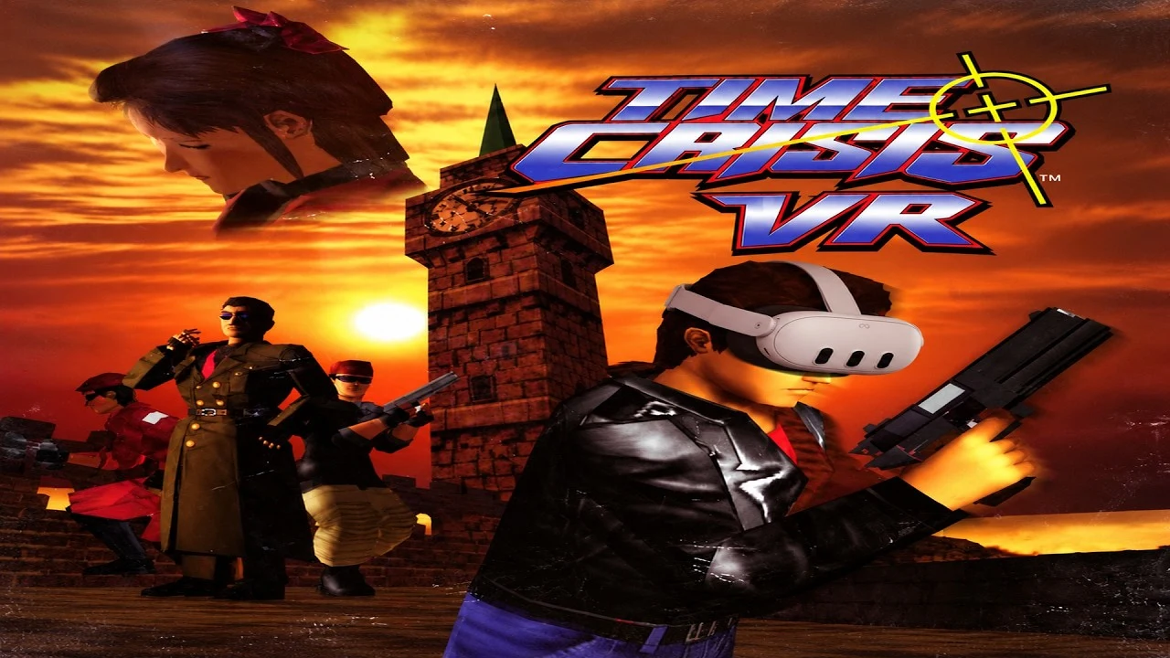 Time Crisis enfim ganha sua versão em realidade virtual no Meta Quest 3, com pistola rastreada e agachamento de verdade