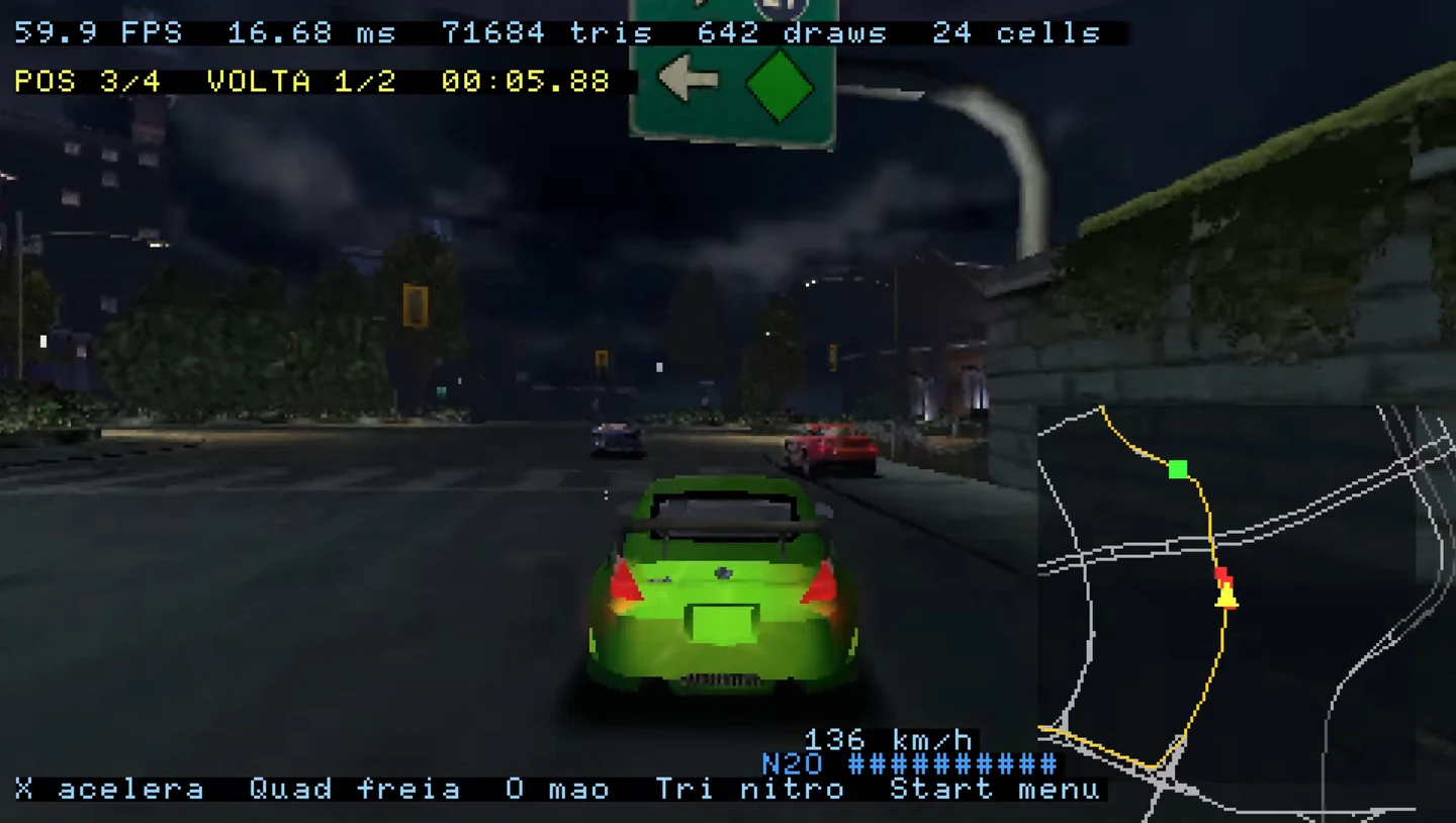 Need for Speed: Underground 2 ganha port nativo não oficial para PSP e já roda no PPSSPP com cidade aberta, 60 corridas e trilha original