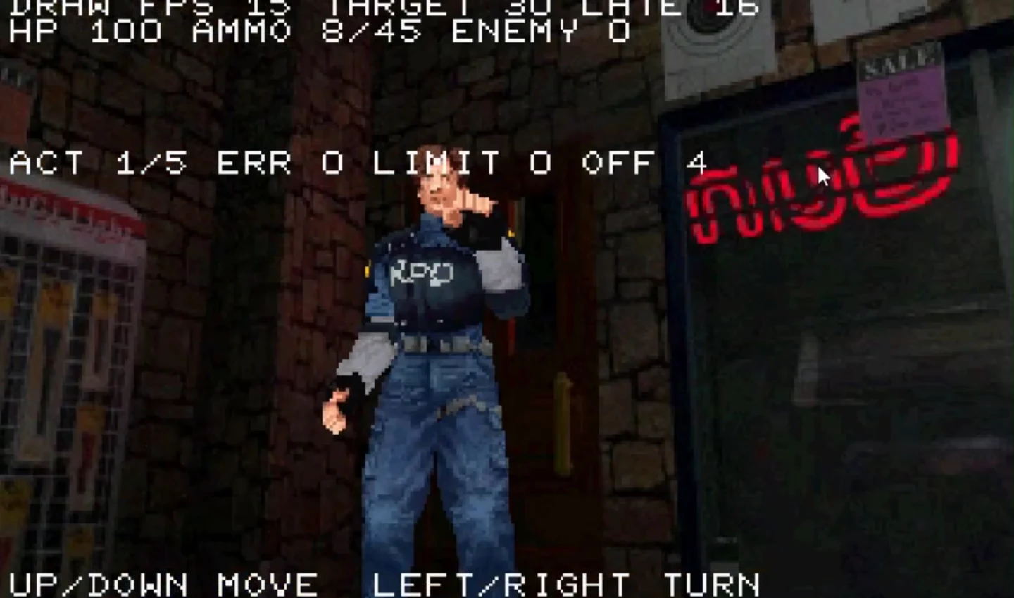 Resident Evil 2 para Sega Saturn tem o seu protótipo lançado, com conteúdo, animações, alguns combates e salas para explorar