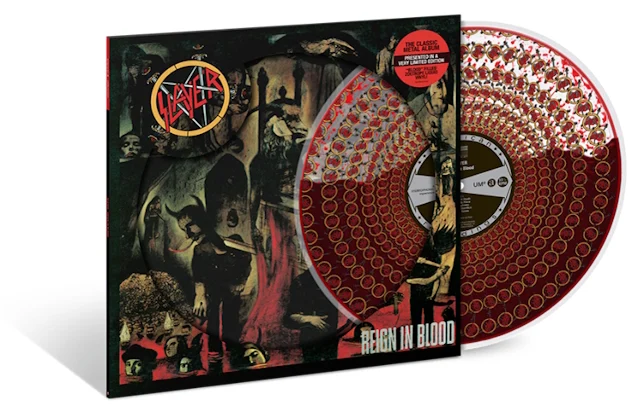 Slayer lança uma edição limitada de Reign in Blood em vinil preenchido com líquido vermelho