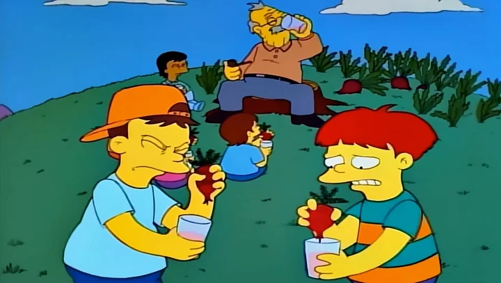 Inverno do nabo e suco de nabo de Os Simpsons: o que a fome alemã na Primeira Guerra tem em comum com Shelbyville?