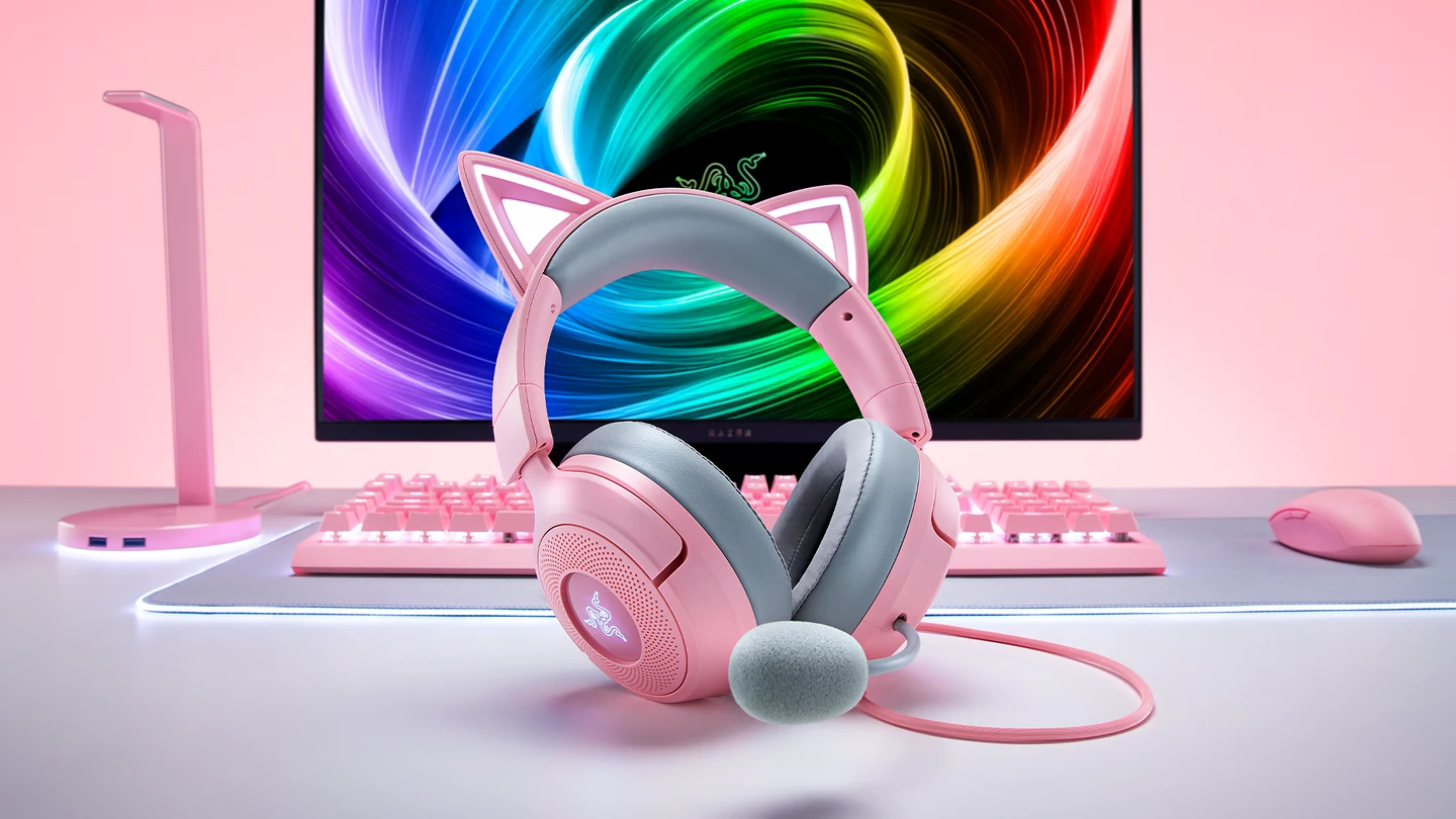 Razer apresenta o headset Kraken Kitty V3 cabeado