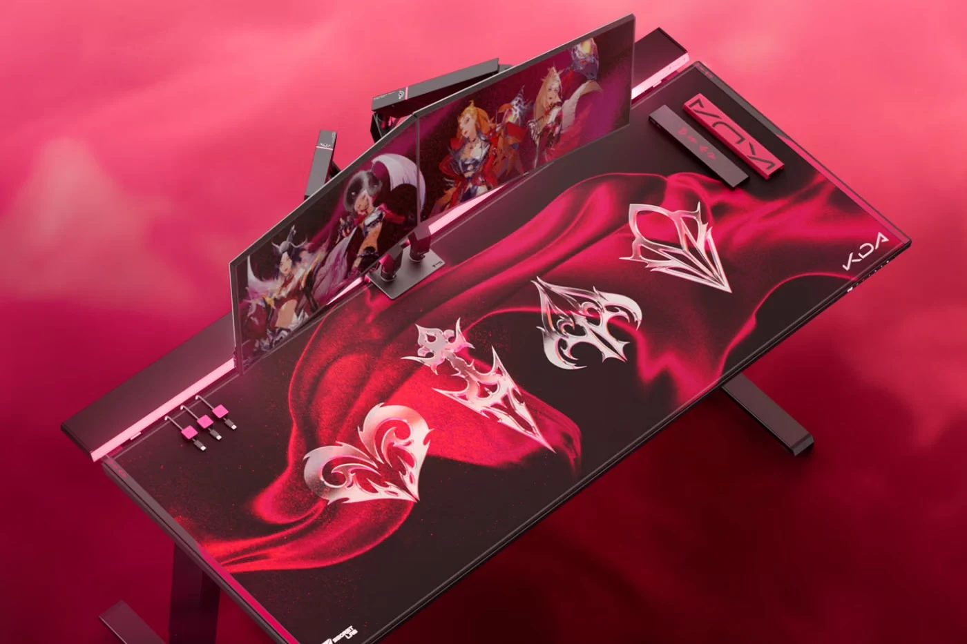 Secretlab lança coleção inspirada na banda K/DA de League of Legends com cadeira TITAN Evo e mesa MAGNUS Pro (imagem 2)