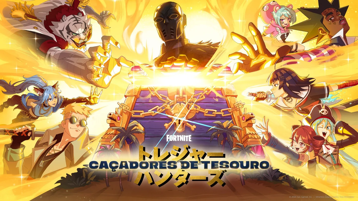 Fortnite Treasure Hunters: One Piece chega em 1º de novembro com nova ilha e poderes de Luffy