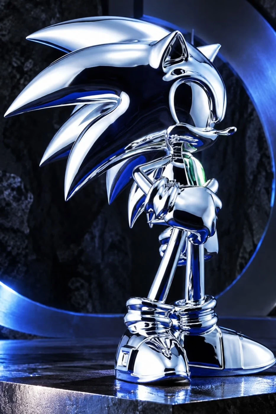 A SEGA vai vender uma figura do Sonic de 35 anos por cerca de US$ 20,8 mil, com DNA sintético dentro de uma Chaos Emerald (imagem 3)