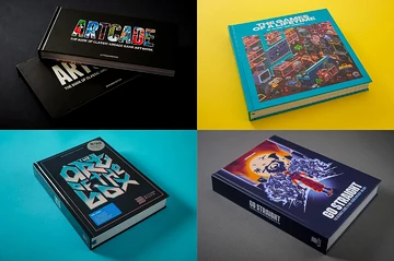 Bitmap Books reimprime quatro livros antes esgotados e já colocou de volta à venda ARTCADE, The Games of a Lifetime, The Art Of The Box e Go Straight