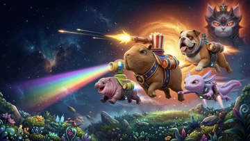 Capyverse Odyssey coloca animais de jetpack para enfrentar mundos surreais em roguelite co-op