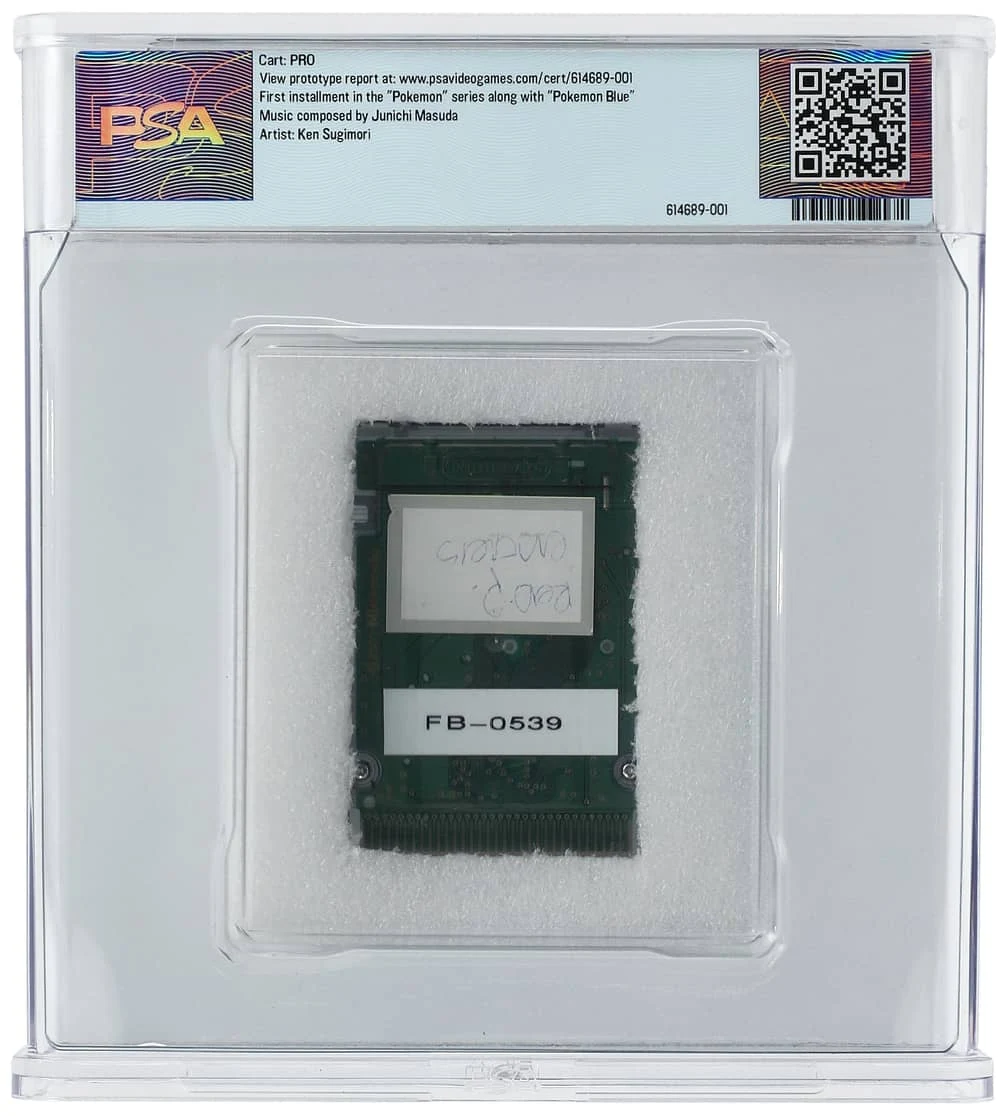 Cartucho de desenvolvimento de Pokémon Red Version está em leilão e já passou os US$ 40 mil em lances (imagem 3)