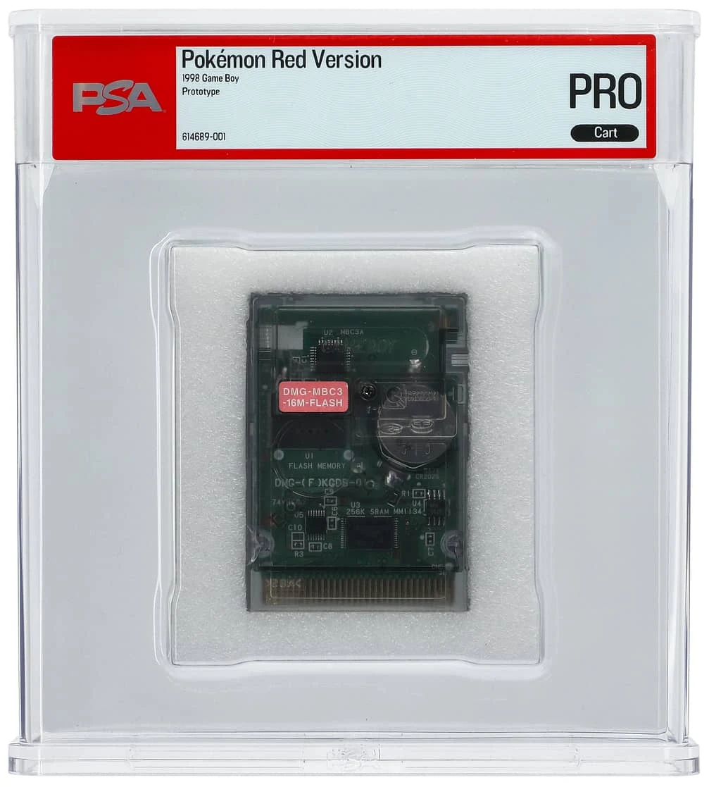 Cartucho de desenvolvimento de Pokémon Red Version está em leilão e já passou os US$ 40 mil em lances (imagem 2)