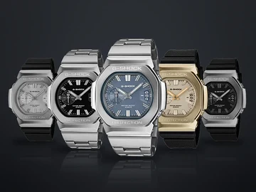 Casio apresenta uma nova série de relógios com uma releitura analógica do primeiro G-Shock de 1983