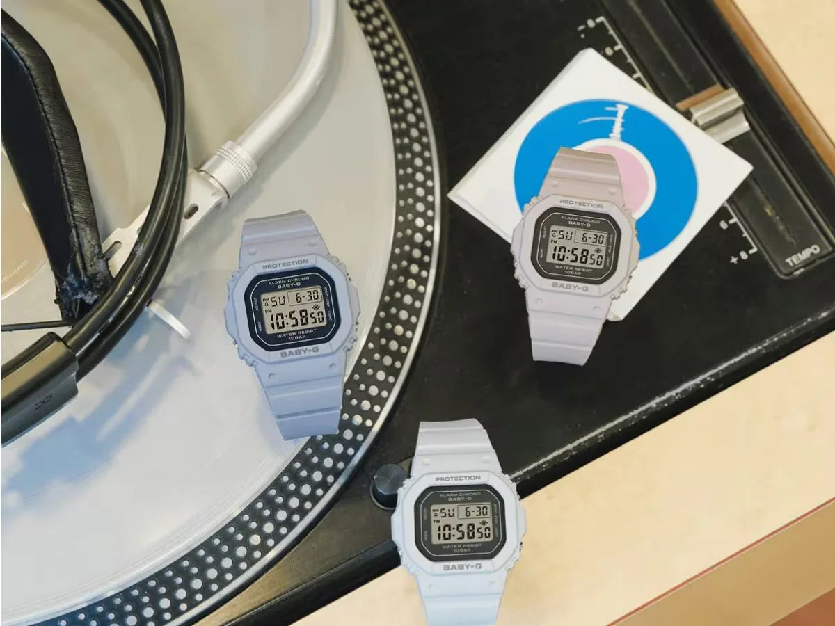 Casio listou três novos relógios da linha Baby-G, com inspirações no movimento grunge dos anos 90