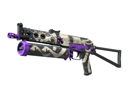 PP-Bizon Space Cat, com estampa de gato sobre fundo escuro e detalhes roxos