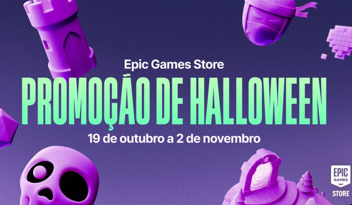 Epic Games Store abriu a Halloween Sale 2026, com promessas de desconto em até 80% em jogos de terror e AAA