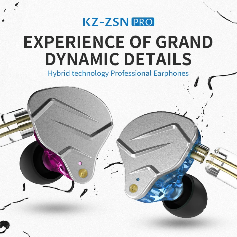 Foto de produto: Fone intra-auricular KZ ZSN Pro, à venda na AliExpress