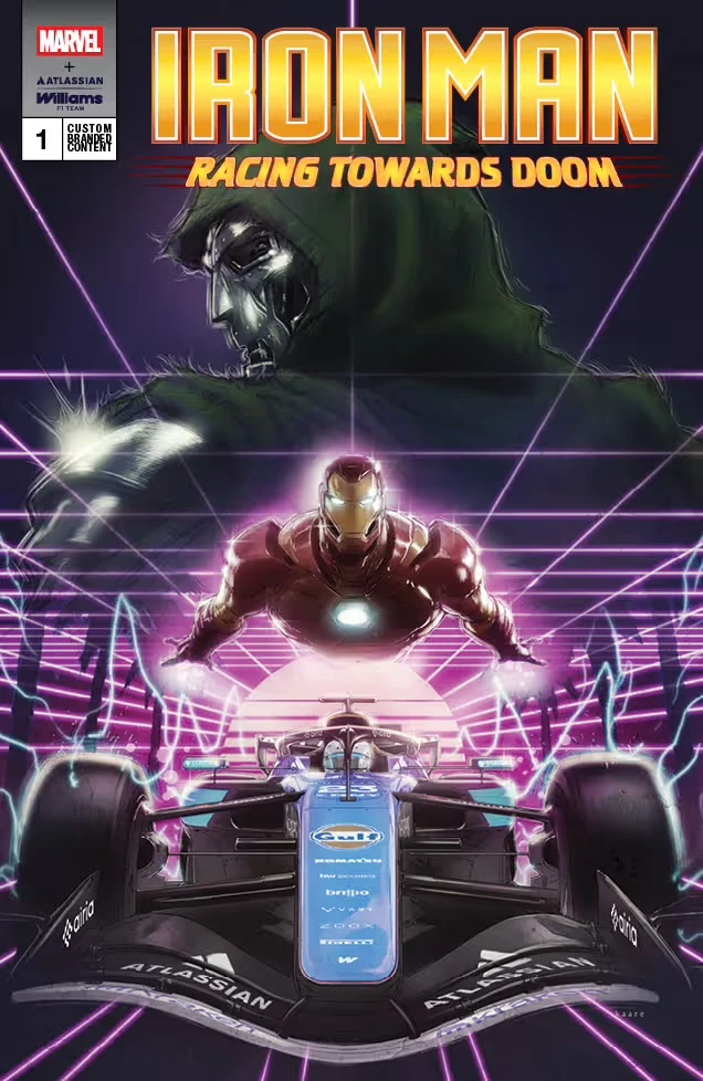 Fórmula 1 – A Williams se uniu com a Marvel com um carro especial (que não vai pra pista) com as cores do Doutor Destino (imagem 2)