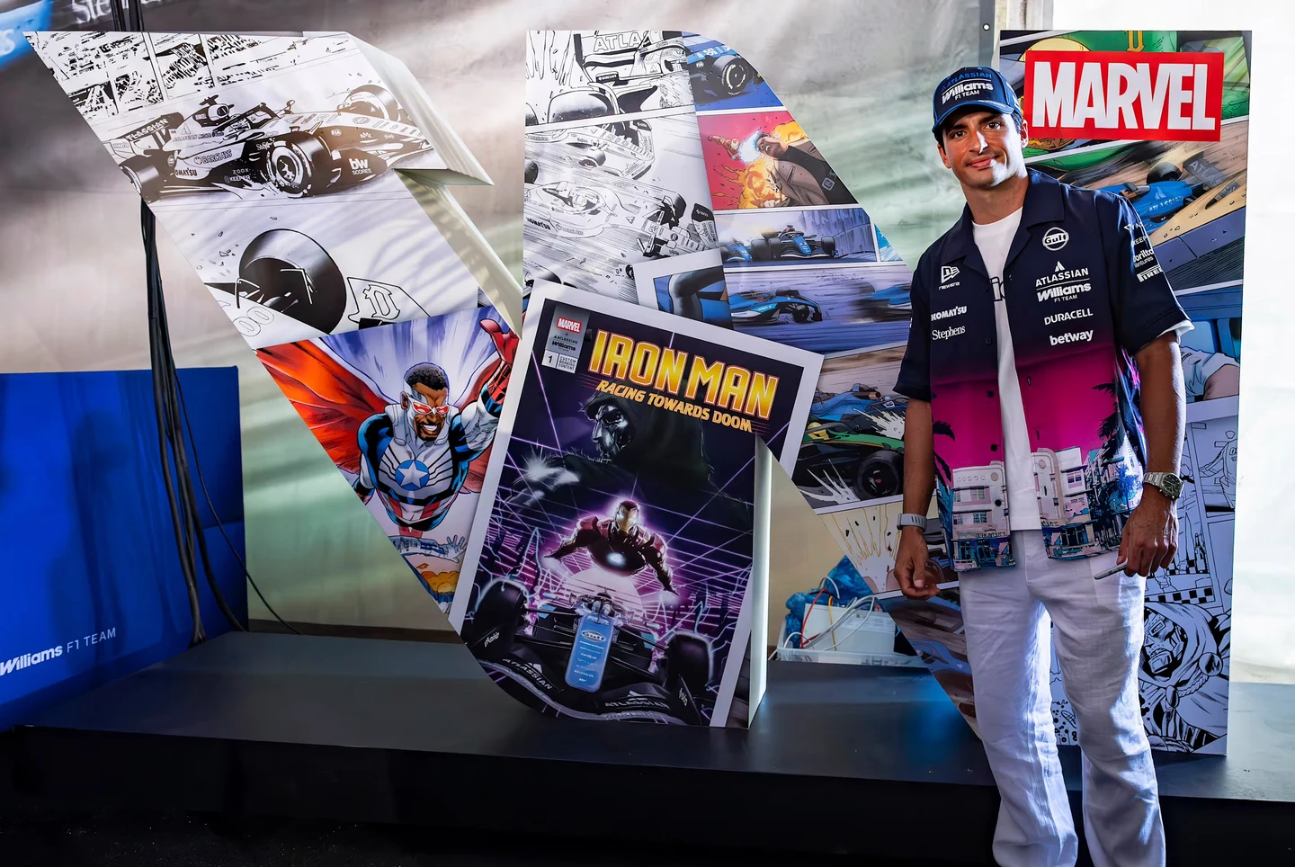 Fórmula 1 – A Williams se uniu com a Marvel com um carro especial (que não vai pra pista) com as cores do Doutor Destino (imagem 3)