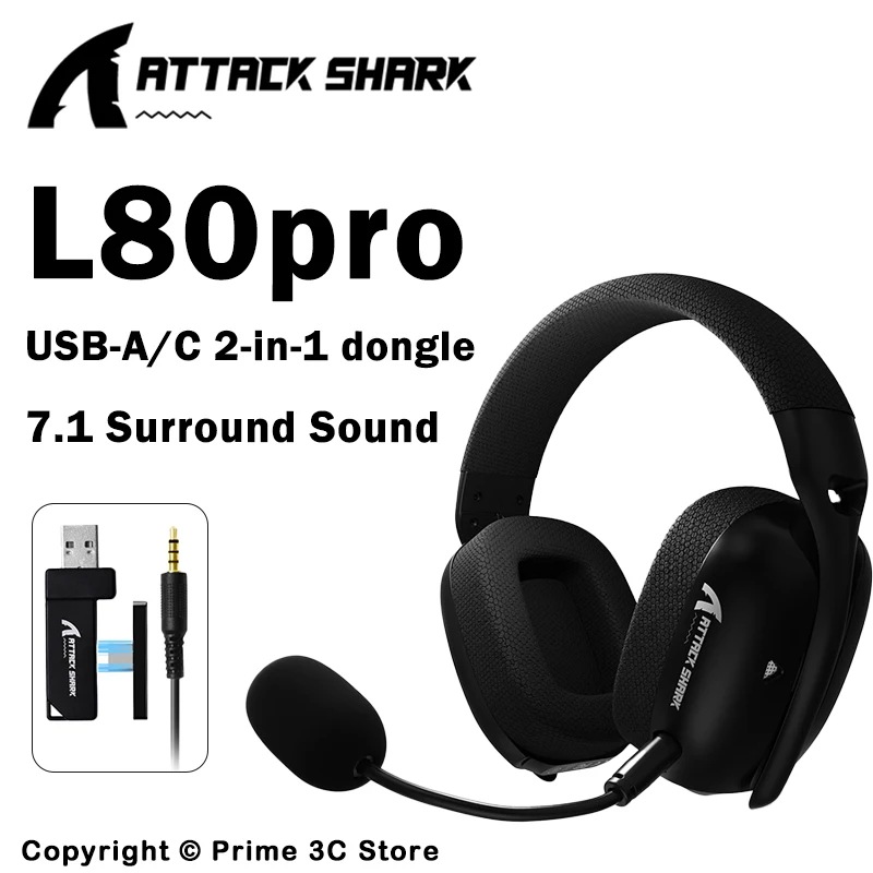Foto de produto: Headset Attack Shark L80 Pro, à venda na AliExpress