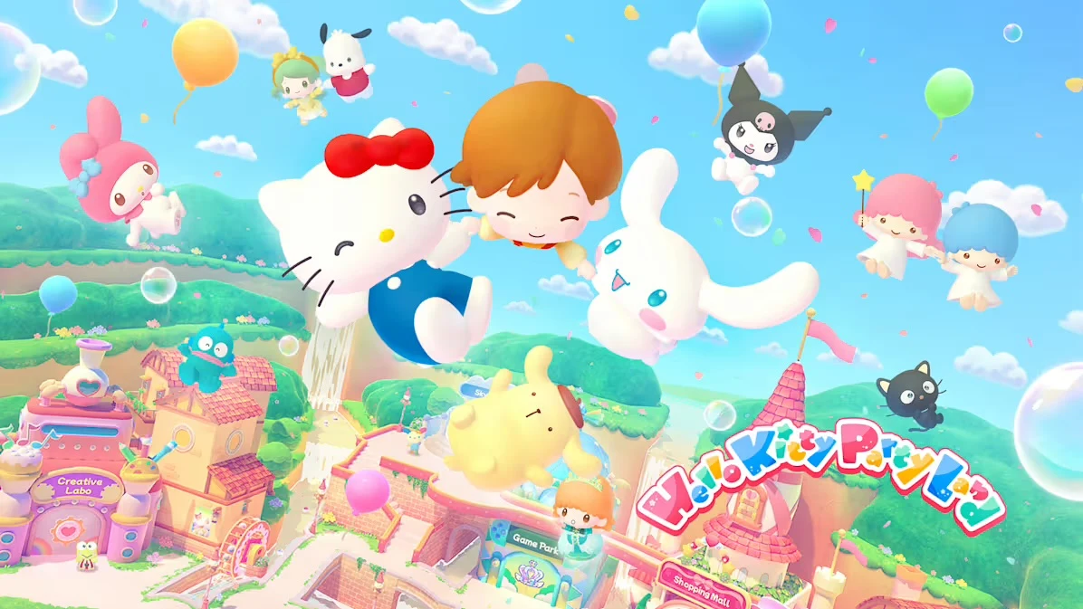 Hello Kitty Party Land chegou aos dois Nintendo Switch, trazendo a personagem e seus amigos em uma cidade cheia de minigames