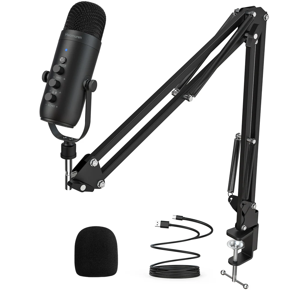 Foto de produto: Kit de microfone condensador Haomuren, à venda na AliExpress
