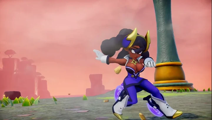 Lightspeed Lina é uma interessante “fusão” de Sonic Adventure e Super Mario Odyssey com uma nova personagem