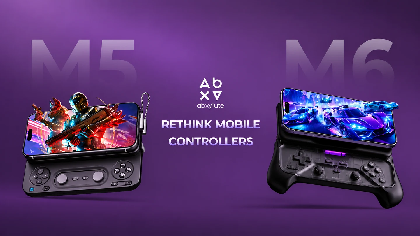 M6 e M5: os gamepads deslizantes da abxylute entram no Kickstarter querendo trazer experiência de console para o gameplay móvel