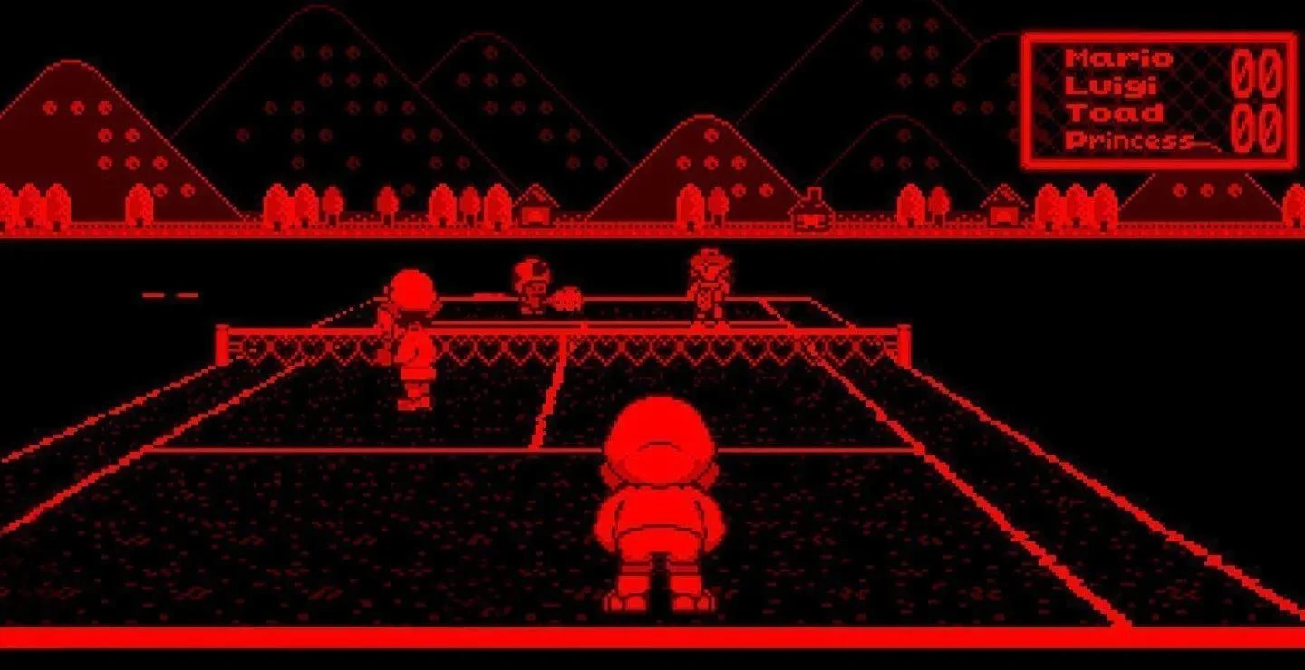 Mario's Tennis do Virtual Boy ganha sua versão nativa para Windows e já dá para jogar uma partida inteira contra a CPU