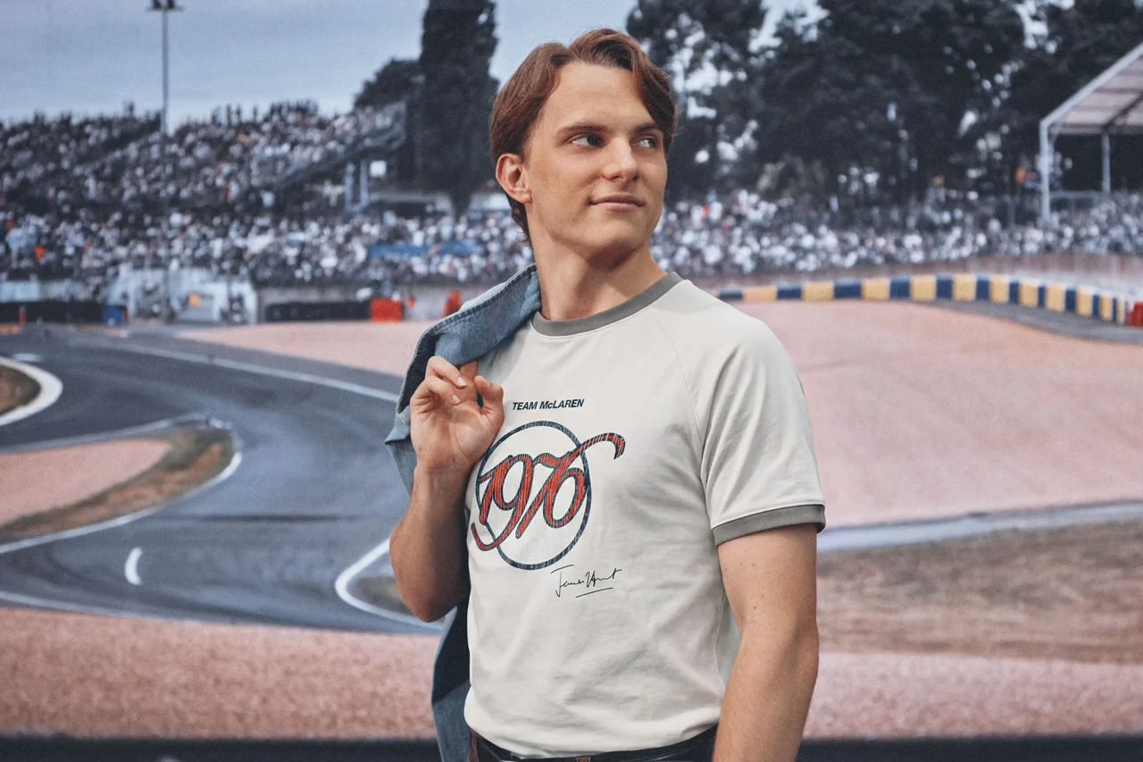 McLaren e Puma lançam juntas uma coleção inspirada no estilo de James Hunt, o polêmico campeão da F1 em 1976 (imagem 3)
