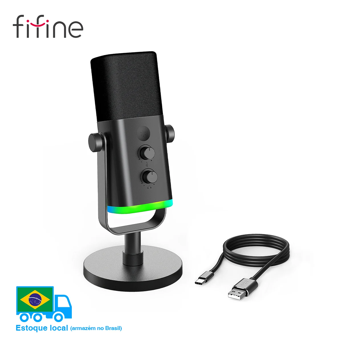 Foto de produto: Microfone FIFINE AmpliGame AM8, à venda na AliExpress