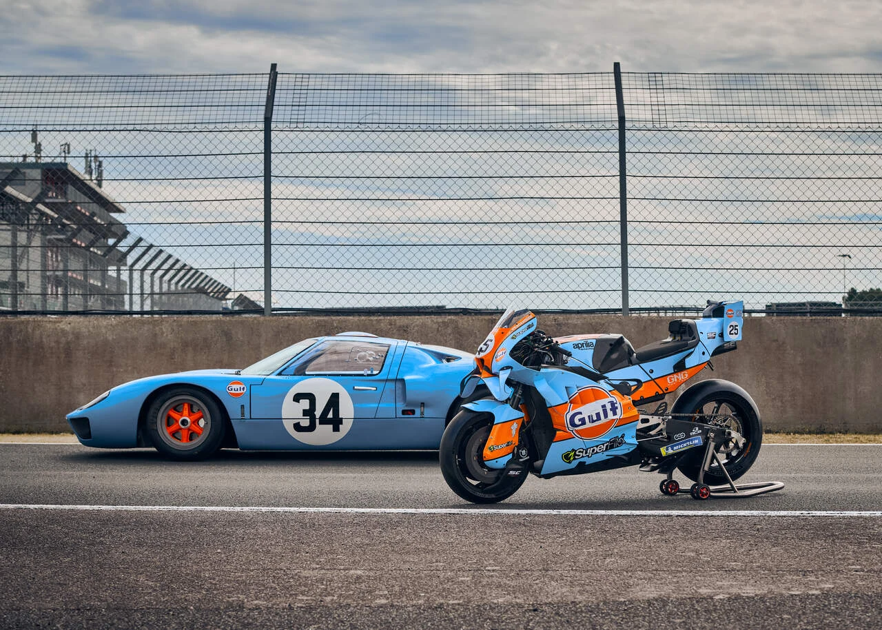 MotoGP – A Gulf Oil vai comemorar seus 125 com a moto da SuperFile inspirada no Ford GT40 das 24 Horas de Le Mans (imagem 3)
