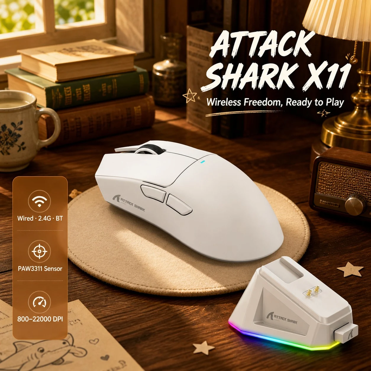 Foto de produto: Mouse Attack Shark X11, à venda na AliExpress