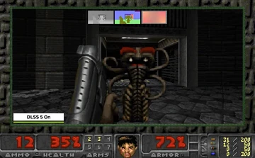 O DOOM de 1993 ganhou uma versão com DLSS 5, mas não com o executável original de MS-DOS