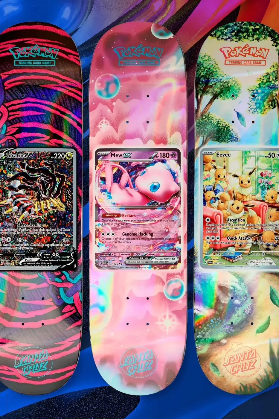 Pokémon e Santa Cruz lançam skates em blind bag para os 30 anos da franquia, com 30 designs e estreia em 17 de outubro (imagem 3)