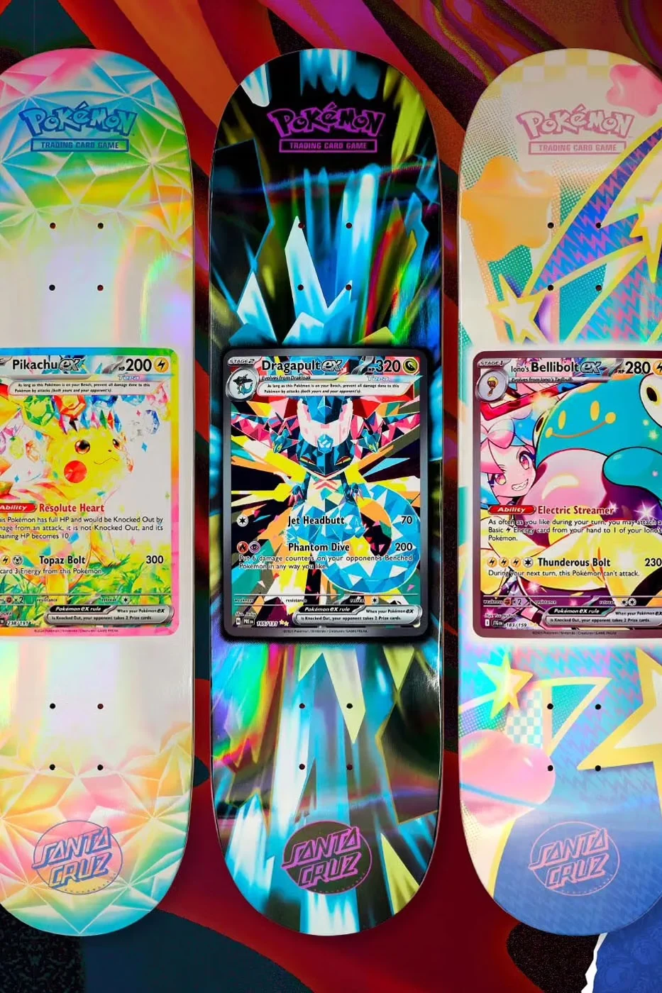 Pokémon e Santa Cruz lançam skates em blind bag para os 30 anos da franquia, com 30 designs e estreia em 17 de outubro (imagem 4)