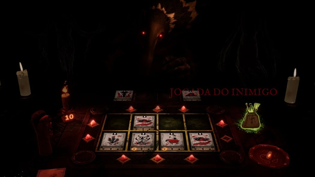 Preview Arkade: Obscurium é um Deckbuilder brasileiro inspirado em Inscryption e em nosso folclore (imagem 8)