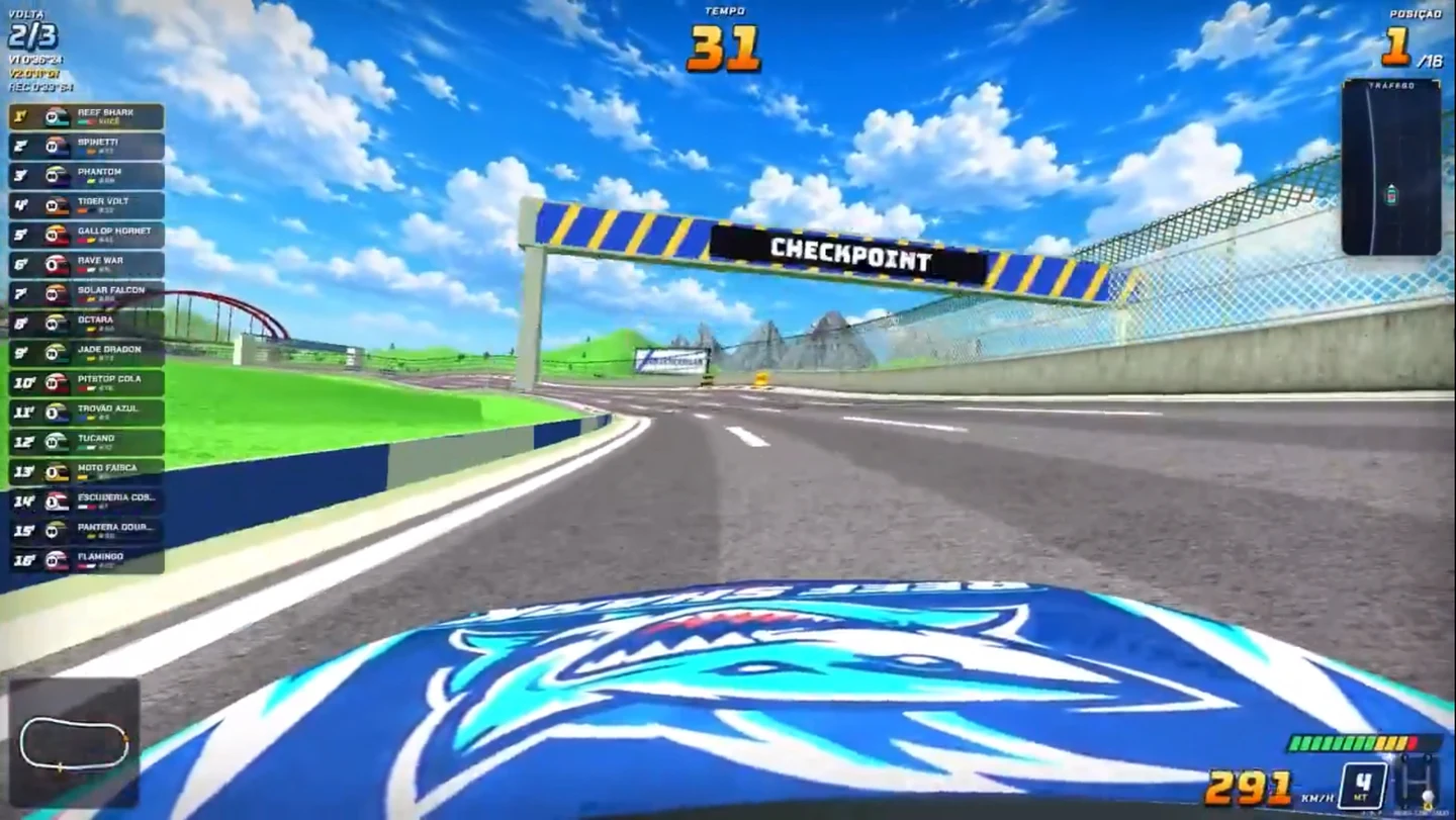 Projeto brasileiro quer criar um game de corrida inspirado em Daytona USA, e o resultado inicial já chama atenção