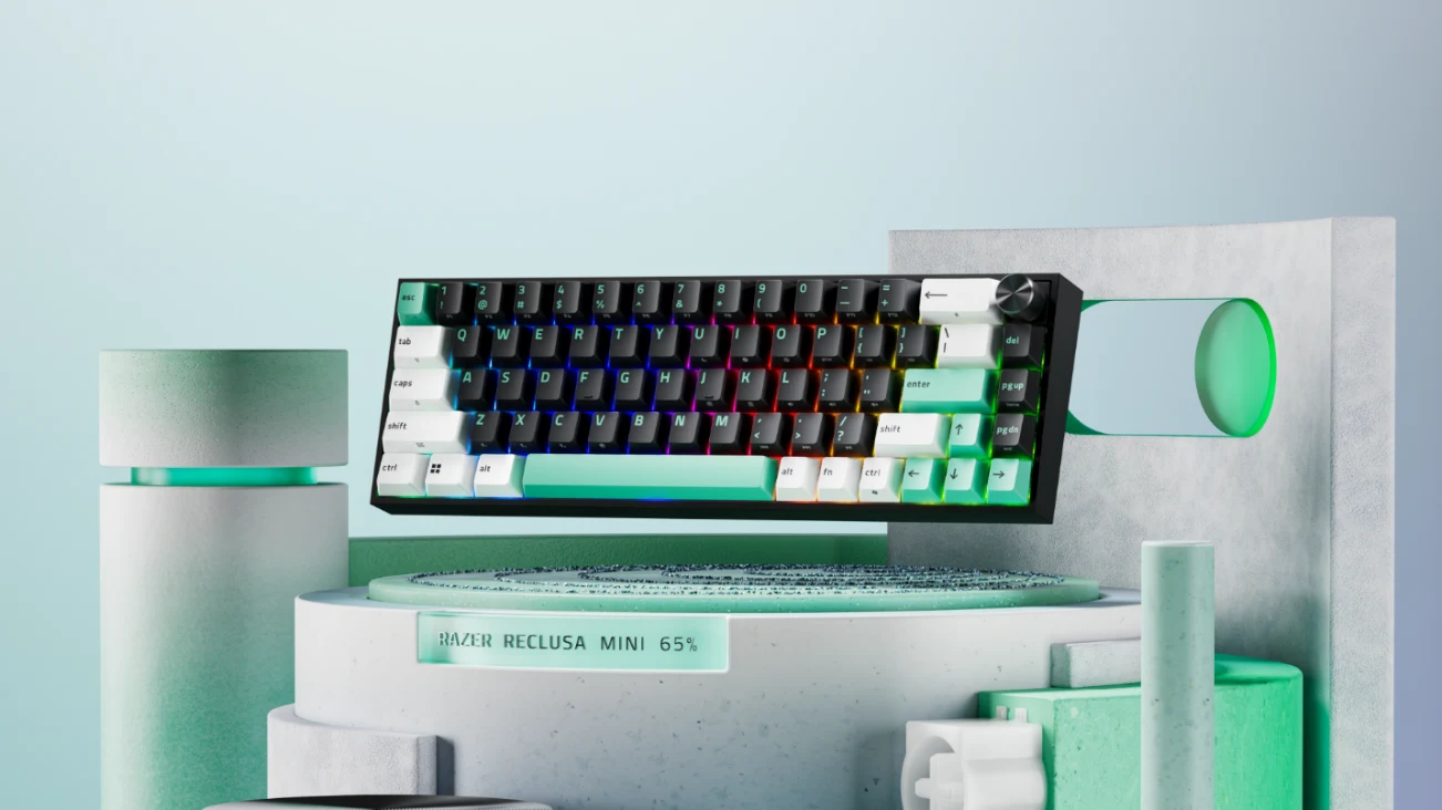 Razer apresenta o Reclusa Mini 65%, teclado gamer magnético sem fio compacto e com promessa de praticidade (imagem 2)