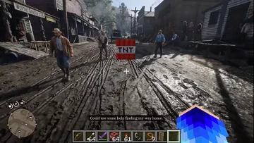 Red Dead Redemption 2 se misturou com Minecraft em uma fusão de código, mas ainda é só demonstração